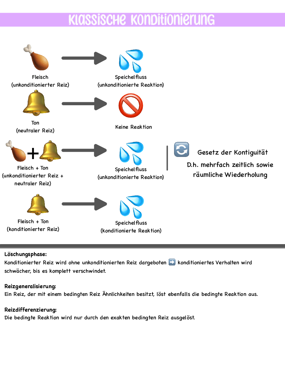 Klassische Konditionierung