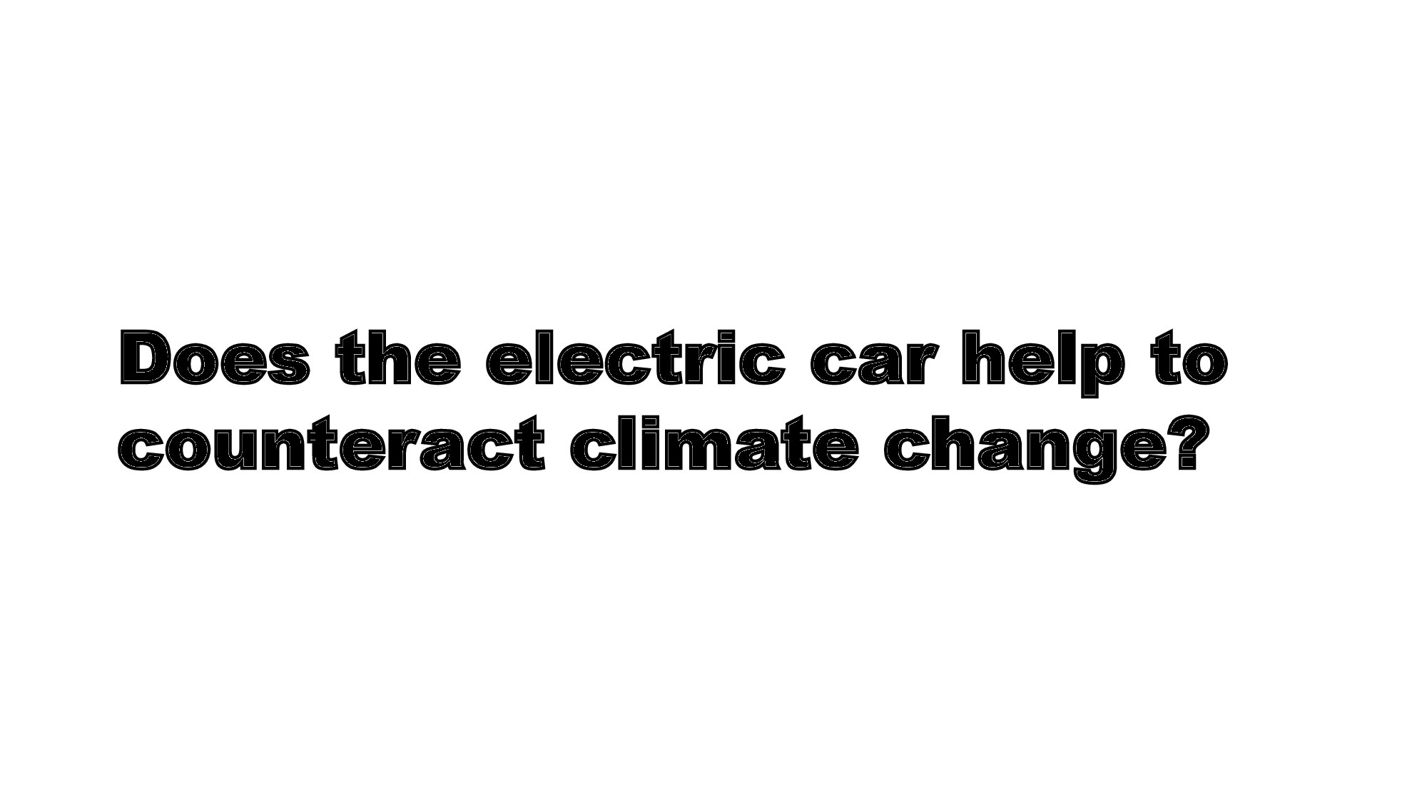 Electric car