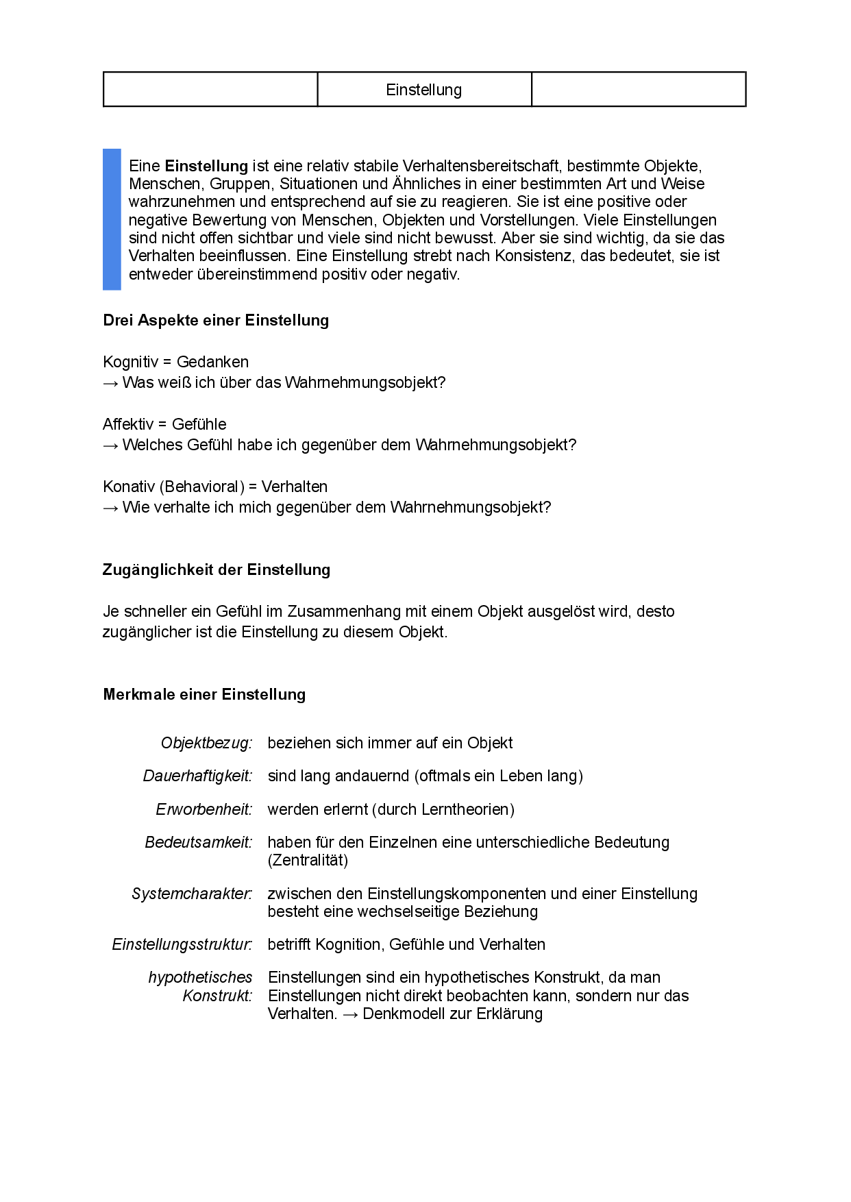 Einstellungen