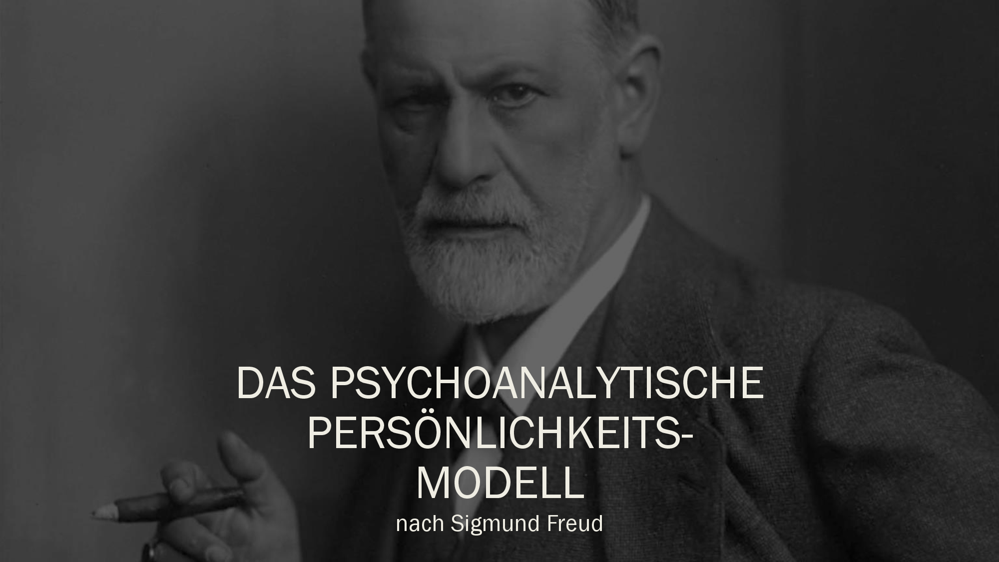 Das Psychoanalytische Persönlichkeitsmodell nach Sigmund Freud